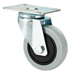 Mid duty Grey PVC Swivel caster