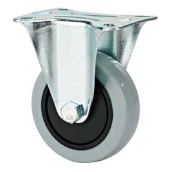 Mid duty Grey PVC Rigid caster