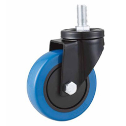 Mid duty Blue PVC Screw caster