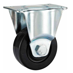 Mid duty Rubber Rigid caster