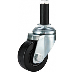 4 inch Mid duty Rubber sleeve caster