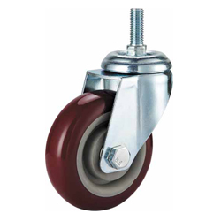 Mid duty Round PVC Screw  caster